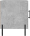 vidaXL - Nachtkastjes - 2 - st - 40x40x50 - cm - bewerkt - hout - betongrijs