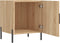 vidaXL - Nachtkastjes - 2 - st - 40x40x50 - cm - bewerkt - hout - sonoma - eikenkleurig