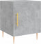 vidaXL - Nachtkastjes - 2 - st - 40x40x50 - cm - bewerkt - hout - betongrijs