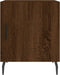 vidaXL - Nachtkastjes - 2 - st - 40x40x50 - cm - bewerkt - hout - bruin - eikenkleur