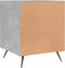 vidaXL - Nachtkastjes - 2 - st - 40x40x50 - cm - bewerkt - hout - betongrijs