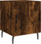 vidaXL - Nachtkastjes - 2 - st - 40x40x50 - cm - bewerkt - hout - gerookt - eikenkleurig