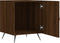 vidaXL - Nachtkastjes - 2 - st - 40x40x50 - cm - bewerkt - hout - bruin - eikenkleur