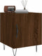 vidaXL - Nachtkastjes - 2 - st - 40x40x50 - cm - bewerkt - hout - bruin - eikenkleur