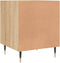 vidaXL - Nachtkastjes - 2 - st - 40x40x50 - cm - bewerkt - hout - sonoma - eikenkleurig