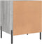 vidaXL - Nachtkastjes - 2 - st - 40x40x50 - cm - bewerkt - hout - grijs - sonoma - eiken