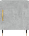 vidaXL - Nachtkastjes - 2 - st - 40x40x50 - cm - bewerkt - hout - betongrijs