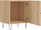 vidaXL - Nachtkastjes - 2 - st - 40x40x50 - cm - bewerkt - hout - sonoma - eikenkleurig