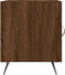 vidaXL - Nachtkastjes - 2 - st - 40x40x50 - cm - bewerkt - hout - bruin - eikenkleur