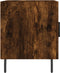 vidaXL - Nachtkastjes - 2 - st - 40x40x50 - cm - bewerkt - hout - gerookt - eikenkleurig