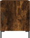 vidaXL - Nachtkastjes - 2 - st - 40x40x50 - cm - bewerkt - hout - gerookt - eikenkleurig