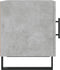 vidaXL - Nachtkastjes - 2 - st - 40x40x50 - cm - bewerkt - hout - betongrijs