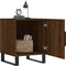 vidaXL - Nachtkastjes - 2 - st - 40x40x50 - cm - bewerkt - hout - bruin - eikenkleur
