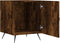 vidaXL - Nachtkastjes - 2 - st - 40x40x50 - cm - bewerkt - hout - gerookt - eikenkleurig