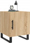 vidaXL - Nachtkastjes - 2 - st - 40x40x50 - cm - bewerkt - hout - sonoma - eikenkleurig