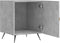vidaXL - Nachtkastjes - 2 - st - 40x40x50 - cm - bewerkt - hout - betongrijs