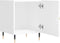 vidaXL - Nachtkastjes - 2 - st - 40x40x50 - cm - bewerkt - hout - wit