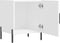 vidaXL - Nachtkastjes - 2 - st - 40x40x50 - cm - bewerkt - hout - wit