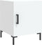 vidaXL - Nachtkastjes - 2 - st - 40x40x50 - cm - bewerkt - hout - wit