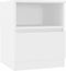 vidaXL - Nachtkastjes - 2 - st - 40x40x50 - cm - bewerkt - hout - wit