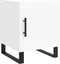 vidaXL - Nachtkastjes - 2 - st - 40x40x50 - cm - bewerkt - hout - wit