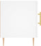 vidaXL - Nachtkastjes - 2 - st - 40x40x50 - cm - bewerkt - hout - wit