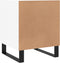 vidaXL - Nachtkastjes - 2 - st - 40x40x50 - cm - bewerkt - hout - wit