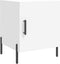 vidaXL - Nachtkastjes - 2 - st - 40x40x50 - cm - bewerkt - hout - wit