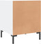 vidaXL - Nachtkastjes - 2 - st - 40x40x50 - cm - bewerkt - hout - wit