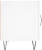 vidaXL - Nachtkastjes - 2 - st - 40x40x50 - cm - bewerkt - hout - wit