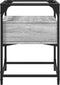 vidaXL - Nachtkastjes - 2 - st - 40x40x55 - cm - bewerkt - hout - grijs - sonoma