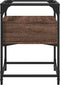 vidaXL - Nachtkastjes - 2 - st - 40x40x55 - cm - bewerkt - hout - bruin - eikenkleurig