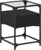 vidaXL - Nachtkastjes - 2 - st - 40x40x55 - cm - bewerkt - hout - zwart