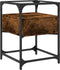 vidaXL - Nachtkastjes - 2 - st - 40x40x55 - cm - bewerkt - hout - gerookt - eikenkleurig