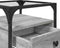 vidaXL - Nachtkastjes - 2 - st - 40x40x55 - cm - bewerkt - hout - grijs - sonoma