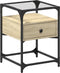 vidaXL - Nachtkastjes - 2 - st - 40x40x55 - cm - bewerkt - hout - sonoma - eikenkleurig