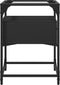 vidaXL - Nachtkastjes - 2 - st - 40x40x55 - cm - bewerkt - hout - zwart