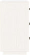 vidaXL - Nachtkastjes - 2 - st - 40x40x75 - cm - massief - grenenhout - wit