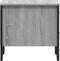 vidaXL - Nachtkastjes - 2 - st - 40x41x40 - cm - bewerkt - hout - grijs - sonoma - eiken