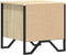 vidaXL - Nachtkastjes - 2 - st - 40x41x40 - cm - bewerkt - hout - sonoma - eikenkleurig