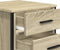 vidaXL - Nachtkastjes - 2 - st - 40x41x40 - cm - bewerkt - hout - sonoma - eikenkleurig