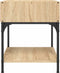vidaXL - Nachtkastjes - 2 - st - 40x41x50 - cm - bewerkt - hout - sonoma - eikenkleurig