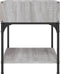 vidaXL - Nachtkastjes - 2 - st - 40x41x50 - cm - bewerkt - hout - grijs - sonoma - eiken