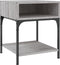 vidaXL - Nachtkastjes - 2 - st - 40x41x50 - cm - bewerkt - hout - grijs - sonoma - eiken