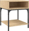 vidaXL - Nachtkastjes - 2 - st - 40x41x50 - cm - bewerkt - hout - sonoma - eikenkleurig
