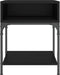 vidaXL - Nachtkastjes - 2 - st - 40x41x50 - cm - bewerkt - hout - zwart