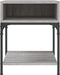 vidaXL - Nachtkastjes - 2 - st - 40x41x50 - cm - bewerkt - hout - grijs - sonoma - eiken