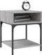 vidaXL - Nachtkastjes - 2 - st - 40x41x50 - cm - bewerkt - hout - grijs - sonoma - eiken