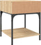 vidaXL - Nachtkastjes - 2 - st - 40x41x50 - cm - bewerkt - hout - sonoma - eikenkleurig