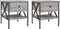 vidaXL - Nachtkastjes - 2 - st - 40x42x45 - cm - bewerkt - hout - grijs - sonoma - eiken